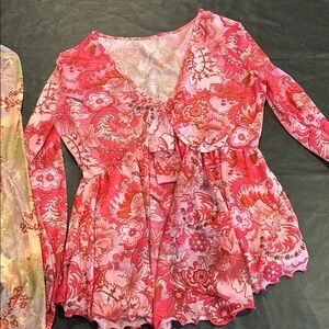 Floral Pink Women's Top